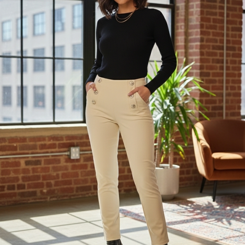 Women's High-Waisted Pants